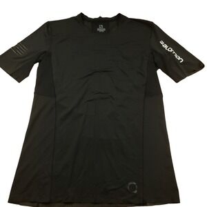 Salomon‎ S Lab Black Short Sleeve Athletic TShirt Men's Size M - ISSUE